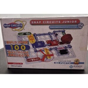 ELENCO Snap Circuits Jr.  100 Experiments Electronics Discovery Kit Set Intact